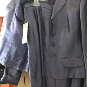 Suit purple Calvin Klein skirt and jacket